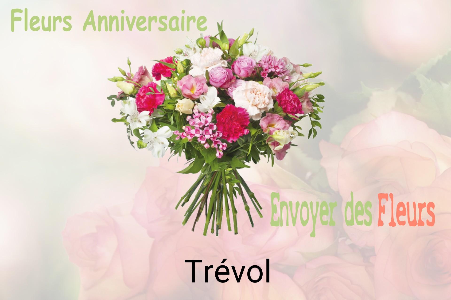 Bouquet de fleurs d’anniversaire livré à Trévol